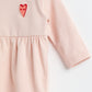 Milou Girls Cotton Printed Dress Blush Pink