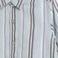Milou Boys Full Sleeve Stripedd Bio-Washed Shirt Grey Striped