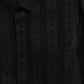 Milou Boys Full Sleeve Bio-Washed Stripedd Shirt Black