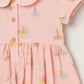 Milou Girls Pink Cotton Dress