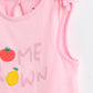 Milou Baby Girls Sleeveless Top Pink Graphic Print