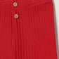 Milou Girls Cotton Solid Full Length Leggings Red