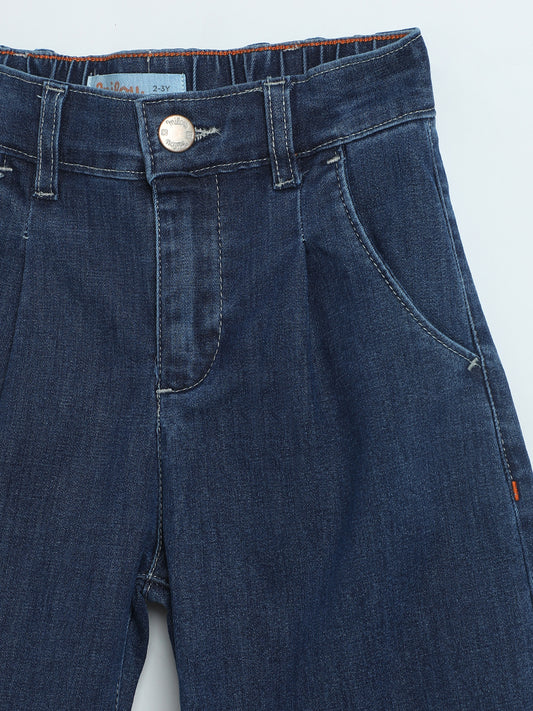 Girls Straight-Leg Denim Pants | Soft Cotton Kids Jeans | Milou