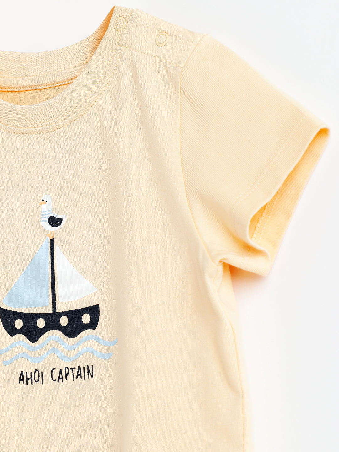 Milou Cotton Half Sleeves Bio Washed Printed T-Shirt -MGBBB003-ALCR