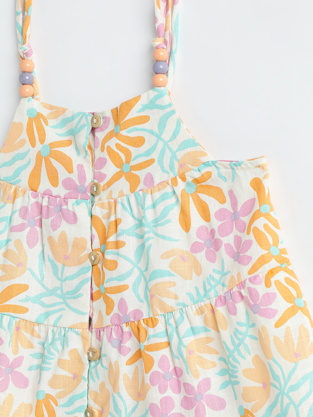 Milou Cotton Printed Dress - KKTG002-BG