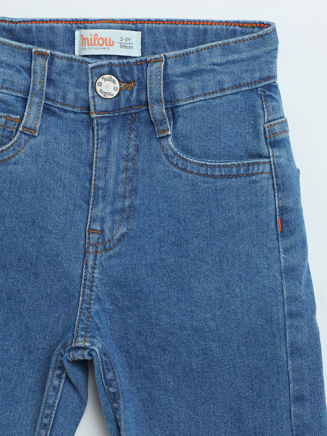 Milou Boys Light Blue Cotton Denim Jeans