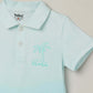 Milou Boys Half Sleeve Polo Neck T-Shirt Ombre Blue