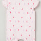 Milou Baby Unisex Flutter Sleeve Printed Romper