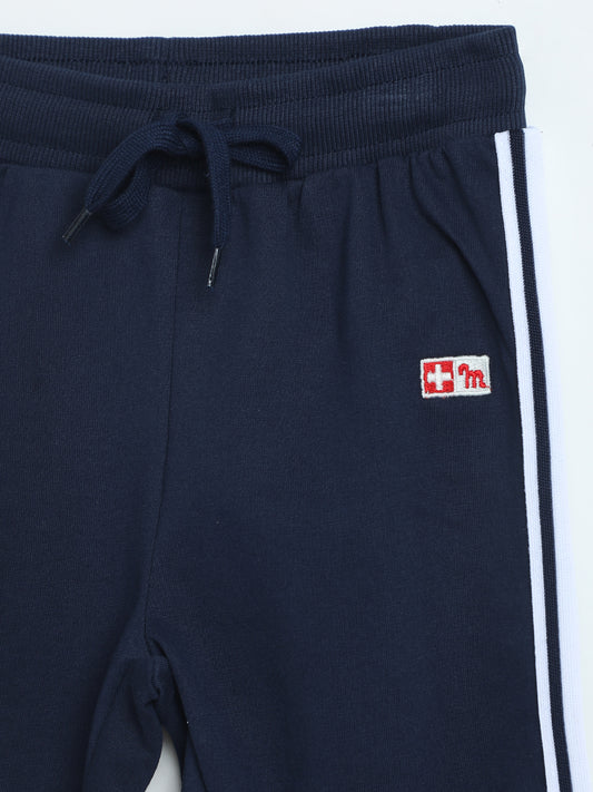 Milou Boys Track Pants Navy Blue