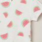 Milou Baby Girl  Watermelon All-Over Print  Short Sleeve T-Shirt