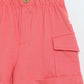 Milou Girls Faded Rose Poplin Shorts