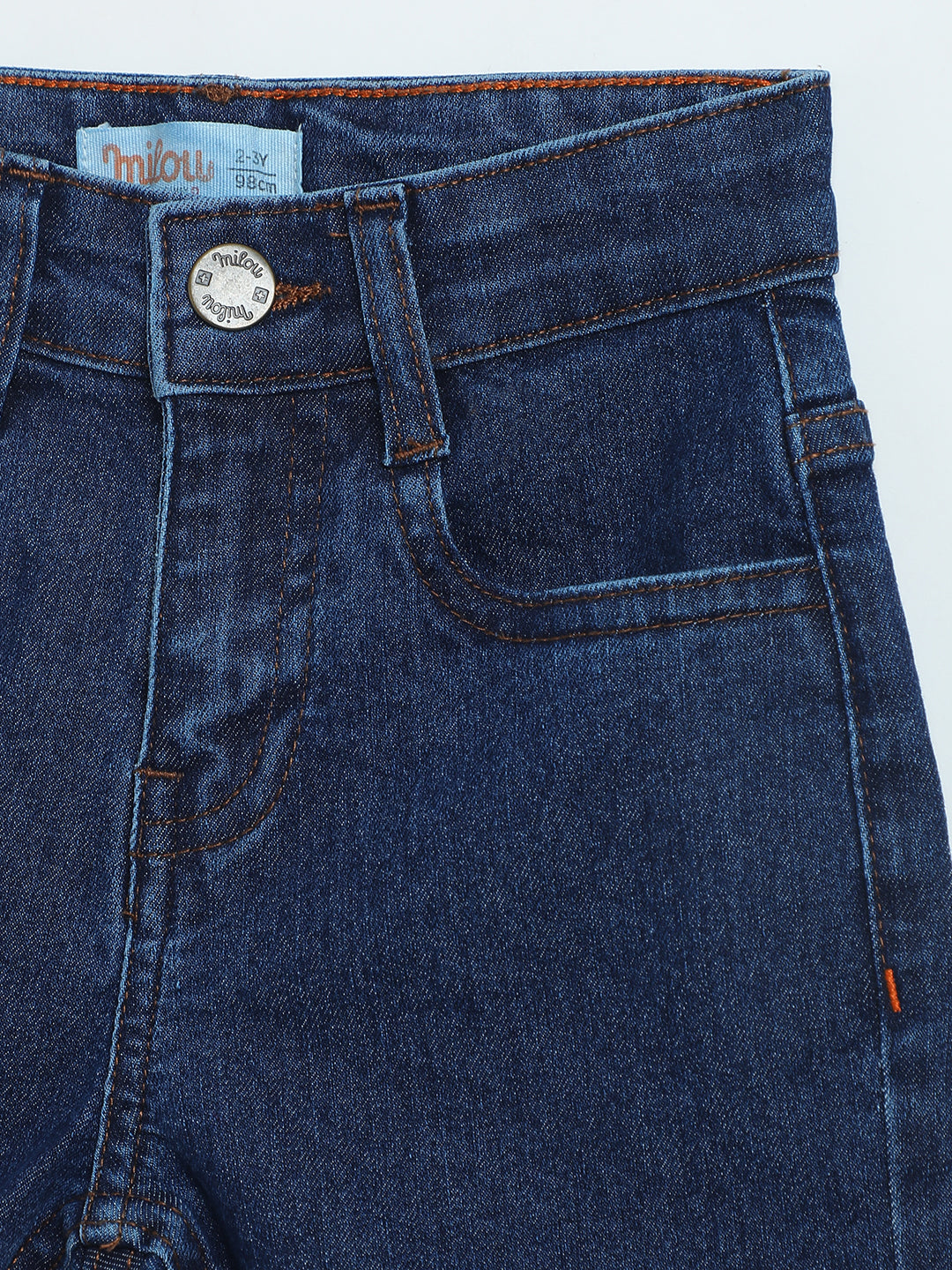 Milou Boys Dark Blue Denim Shorts