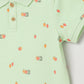Toddler Polo T-Shirt | Pastel Green Cotton Collared Tee | Milou Kids