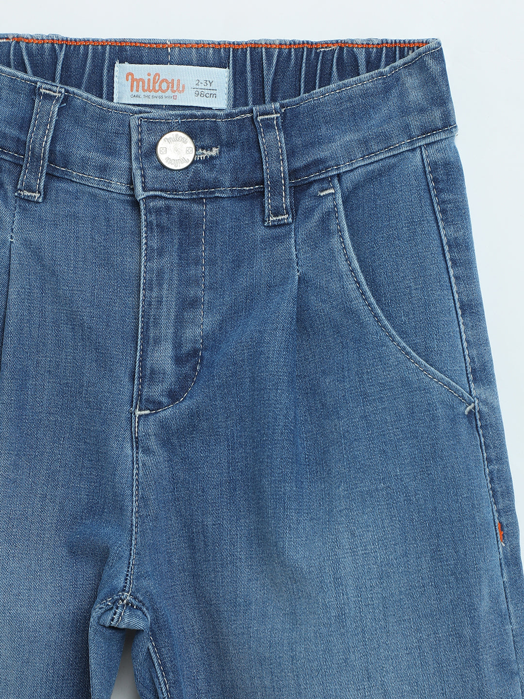 Milou Girls Light Blue Denim Pants