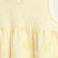 Milou Girls Pastel Yellow Cotton Dress