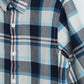 Milou Boys Full Sleeve Checked Bio-Washed Shirt Blue Check