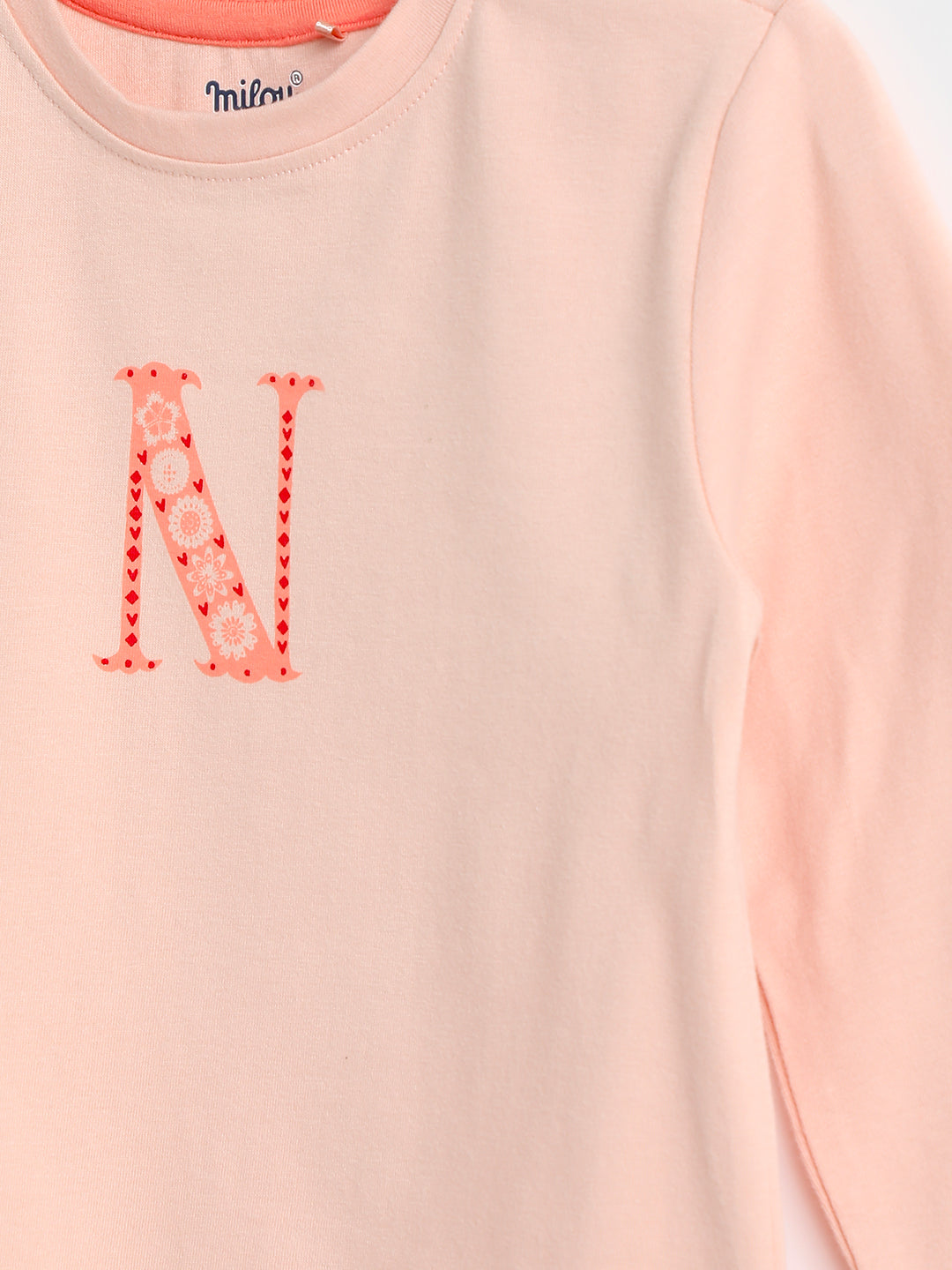 Milou Cotton Half Sleeves Bio Washed Printed T-Shirt -NPSTG002-EVNSD