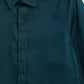 Milou Boys Full Sleeve Solid Bio-Washed Shirt Teal Blue