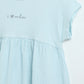 Milou Baby Girls Blue Cotton Dress