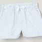 Milou Boys Bio-Washed T-Shirt & Shorts Set Peach & Blue