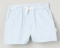 Milou Boys Bio-Washed T-Shirt & Shorts Set Peach & Blue