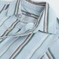Milou Boys Full Sleeve Stripedd Bio-Washed Shirt Sky Blue Striped