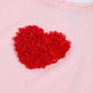 Milou Baby Girls T-Shirt Pink Heart Print