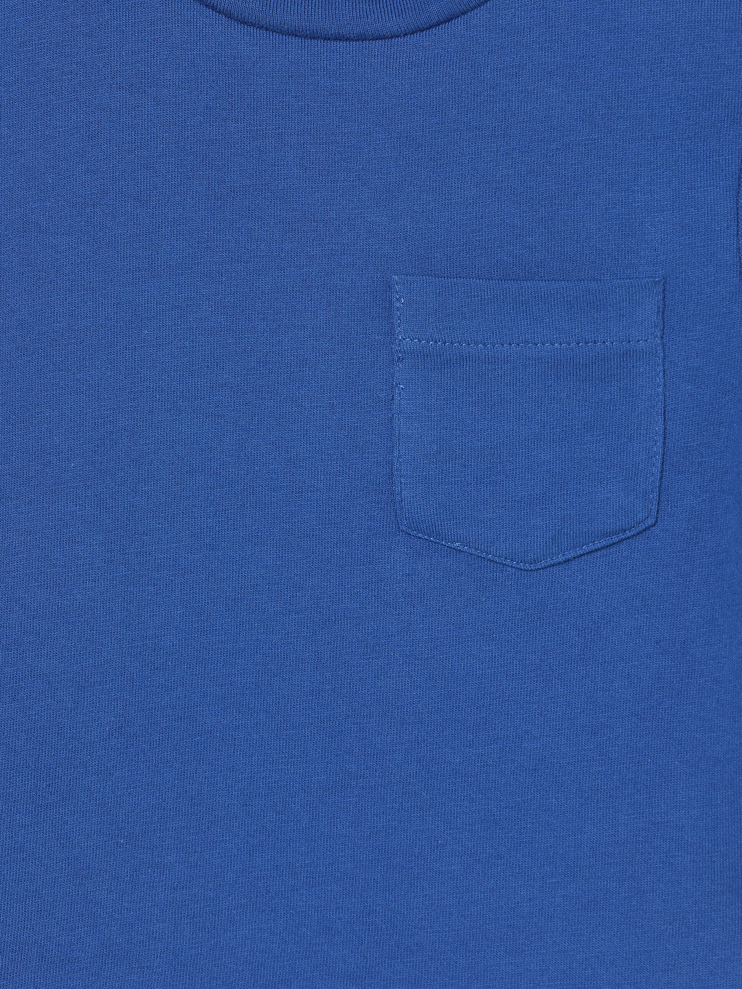 Milou Kids Cotton Solid Bio Washed Boys T-Shirt for Boys -Blue