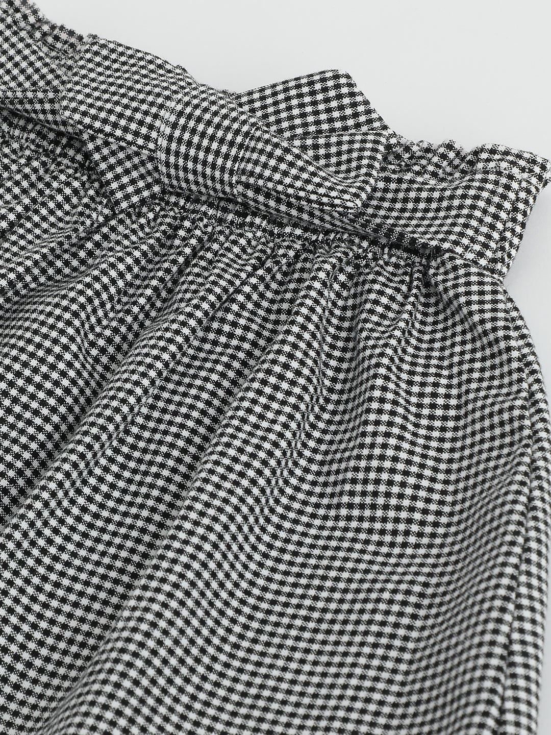 Milou Girls Black & White Cotton Skirt
