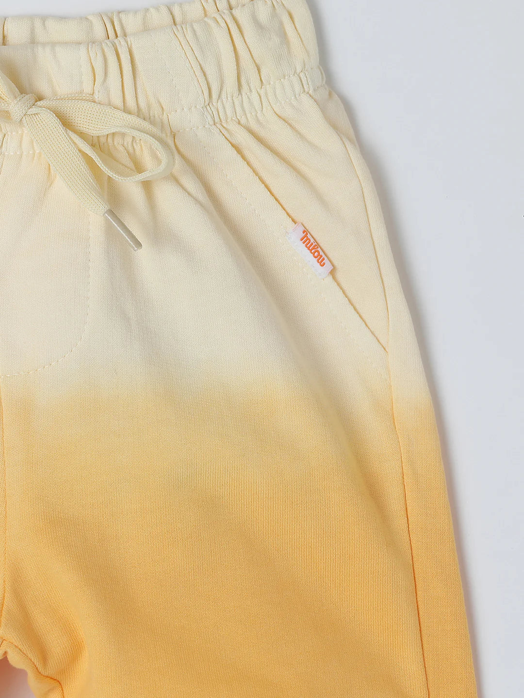 Milou Boys Ombre Bio-Washed Shorts Yellow