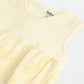 Milou Girls Pastel Yellow Cotton Dress