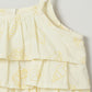 Milou Girls Flared Top & Shorts Co-ord Set Pastel Yellow