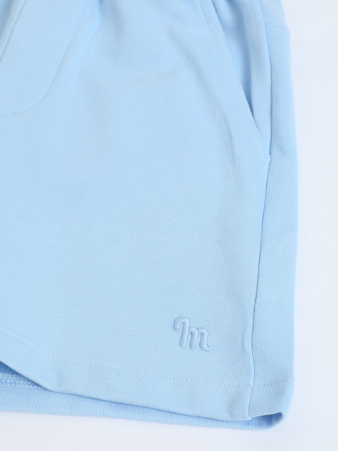 Milou Boys Loopknit Shorts Sky Blue