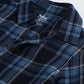 Milou Boys Full Sleeve Checked Bio-Washed Shirt Blue Check