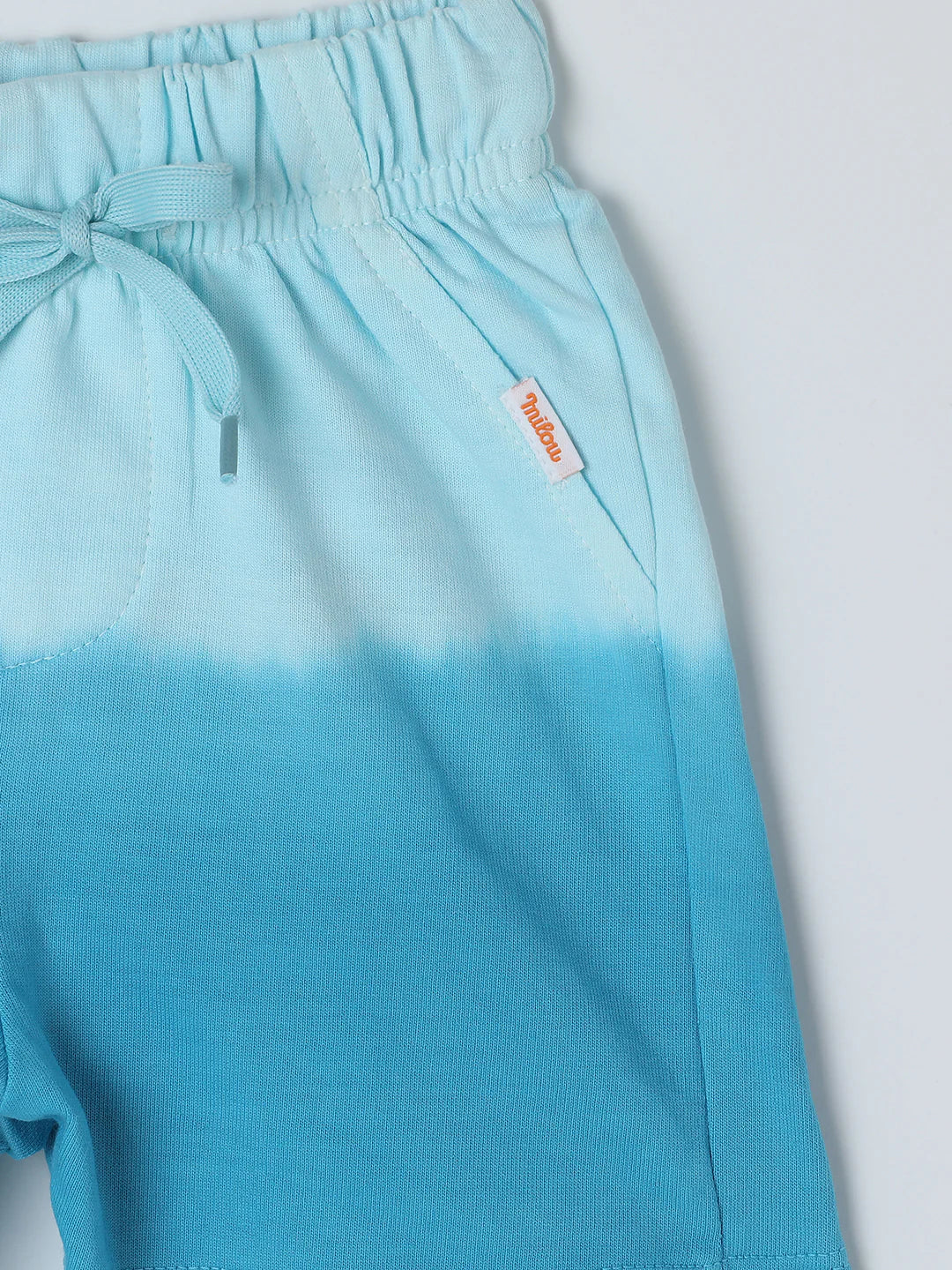 Milou Boys Ombre Bio-Washed Shorts Blue