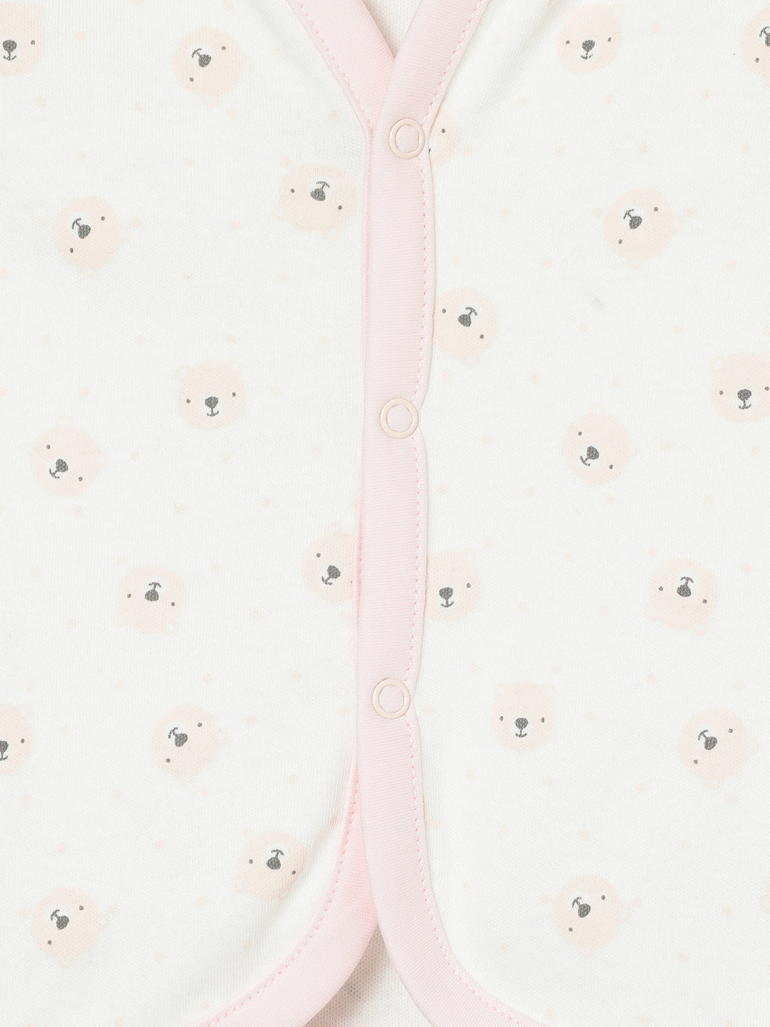 Cotton Bio-Washed Bear Printed Pack of 3 Jabla for Boys & Girls