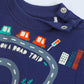 Milou Baby Boys Graphic T-Shirt Road Print Navy Blue