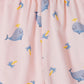 Milou Boys Cotton Bio-Washed Printed Shorts Pink Animal Print