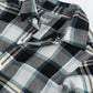 Milou Boys Full Sleeve Checked Bio-Washed Shirt Black & White Check