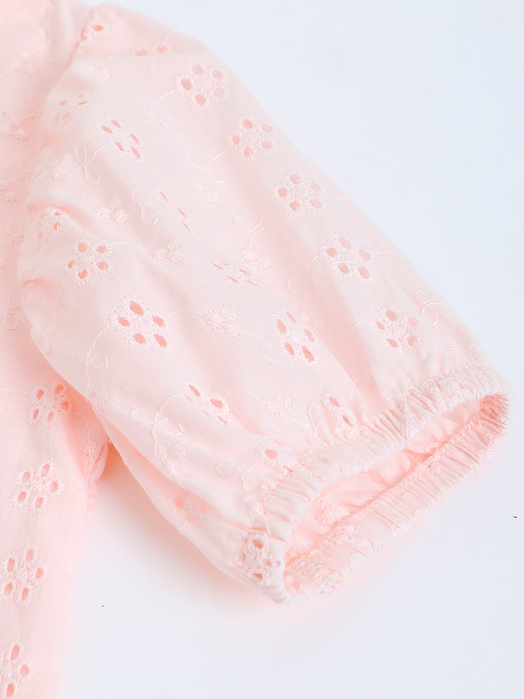 Milou Baby Girls Pink Cotton Top
