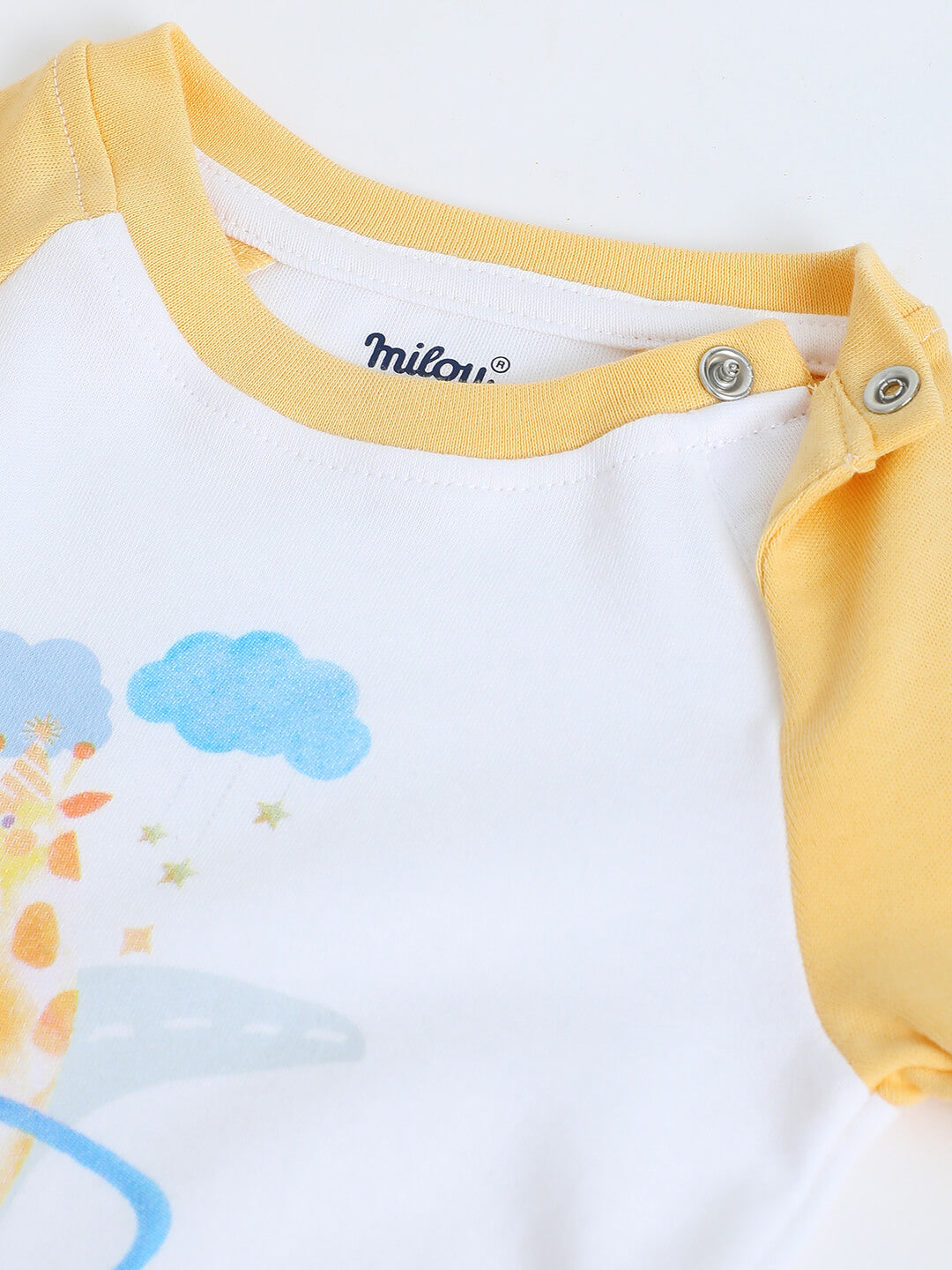 Milou Infants Short Sleeve Pure Cotton Romper