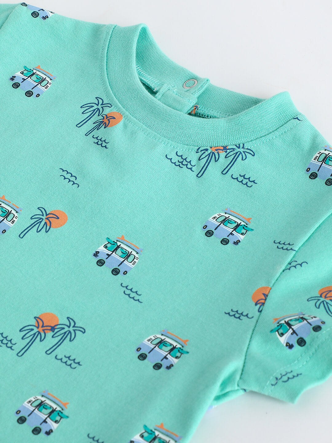 Milou Baby Boys Short Sleeve All-Over Print T-Shirt