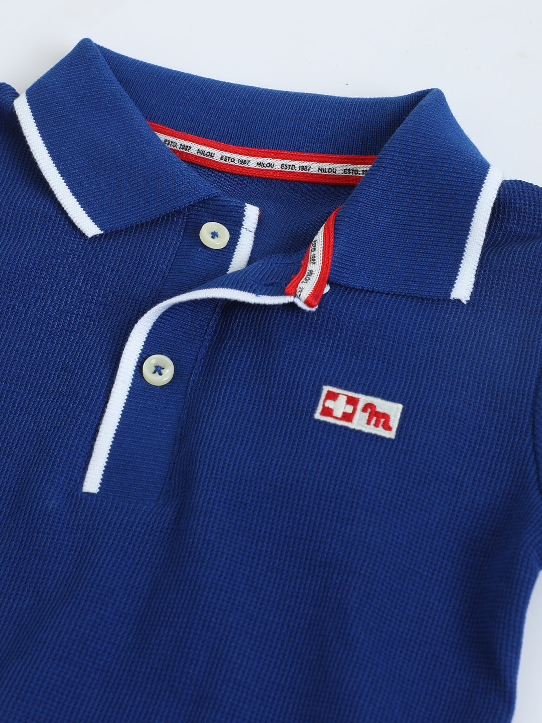 Boys Electric Indigo Piqué Polo T-Shirt | Kids Classic Polo