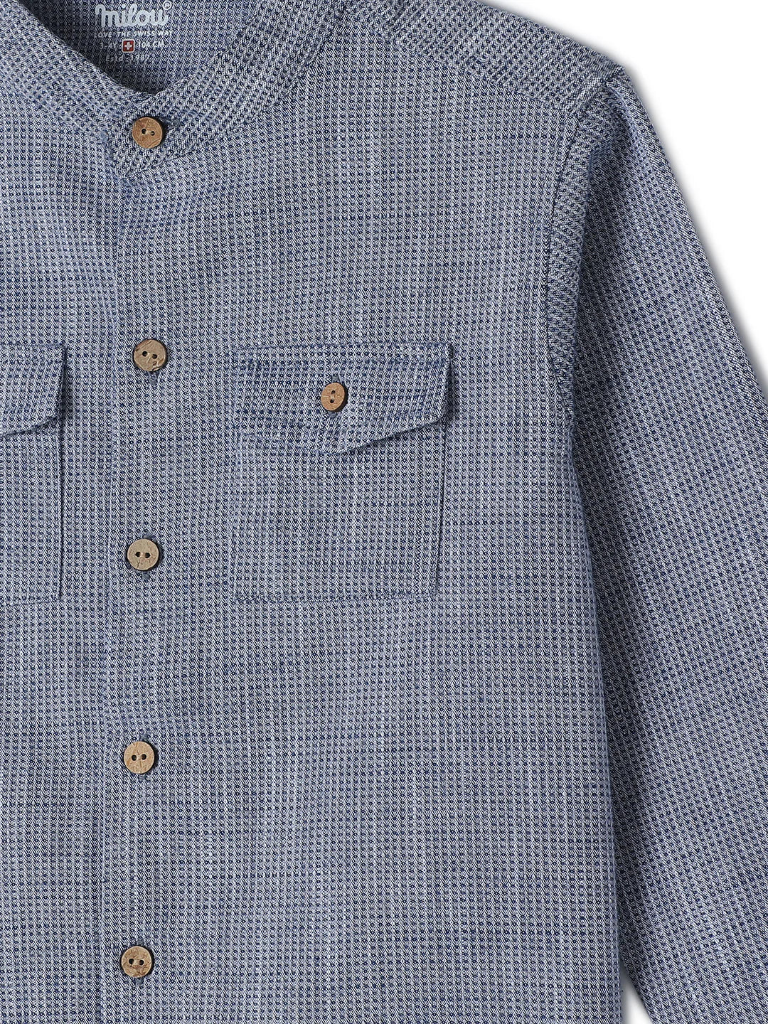 Full Sleeve Printed Bio-Washed Shirt