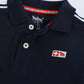 Kids Navy Polo T-Shirt | Boys Cotton Piqué Polo | Milou Kids