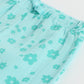 Milou Girls Printed Pull-Up Jogger Pants Mint Floral Print