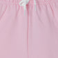 Milou Girls Mid Thigh Solid Frilled Hem Shorts Pink