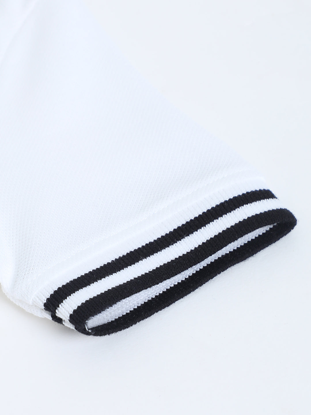 Milou Boys White Pique Polo T-Shirt