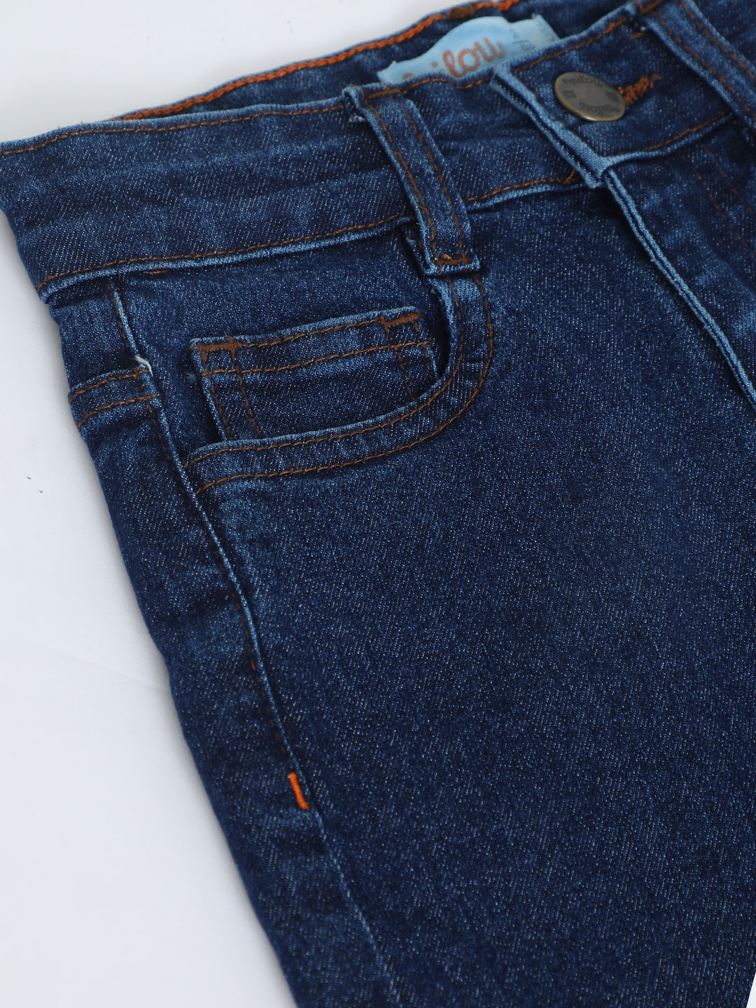 Milou Boys Dark Blue Denim Shorts