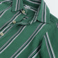 Milou Boys Full Sleeve Stripedd Bio-Washed Shirt Green Striped